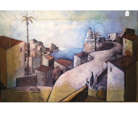 DIDIER LAURENCO CARMINO DEL FARO Augmented print, signed lower left, 86 x 126cm Title inscribed to label verso Condition Repo