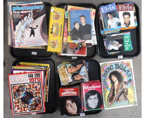 A collection of pop culture magazines and annuals from the 1960's through to&nbsp; the 1970's to include monthly publications