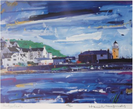 HAMISH MACDONALD (SCOTTISH 1935-2008)&nbsp; GOATFELL, ARRAN Print multiple, numbered 25/600, signed lower right, 25 x 33cm To