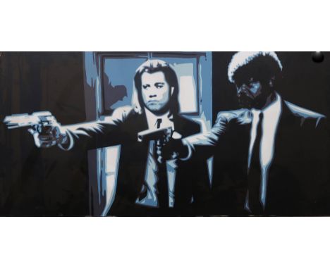 CONTEMPORARY SCHOOL PULP FICTION Mixed media, 80 x 160cm Condition Report:Available upon request