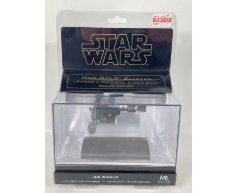 STAR WARS - An unopened boxed Star Wars Master Replica Han Solo Blaster. Scale.33Approx 1 pieces