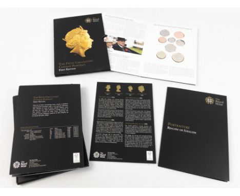 A First Edition 2015 fifth circulating coinage set portraitApprox 1 pieces