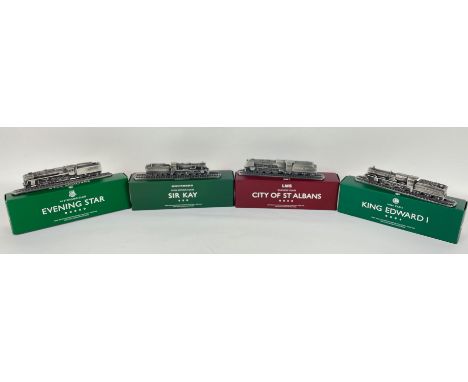 Four boxed 1/160th scale pewter model locomotives from the GREAT BRITISH LOCOMOTIVES HERITAGE COLLECTION - Series 1 to includ