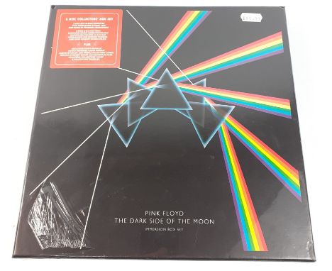 A still sealed 6 Disc Collectors Boxed Set of PINK FLOYD The Dark Side of the Moon comprising 3 CDs , 2 DVDs &amp; Blu-Ray Di
