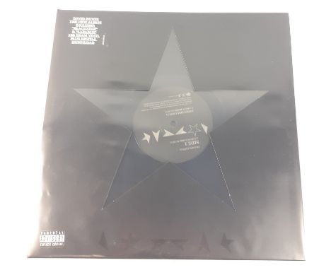 DAVID BOWIE Black Star 12" vinyl album in very good condition , produced by ISO Records under licence to Columbia Records in 