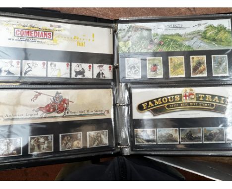 First day cover album - 13 double sided pages with additional coin cover 