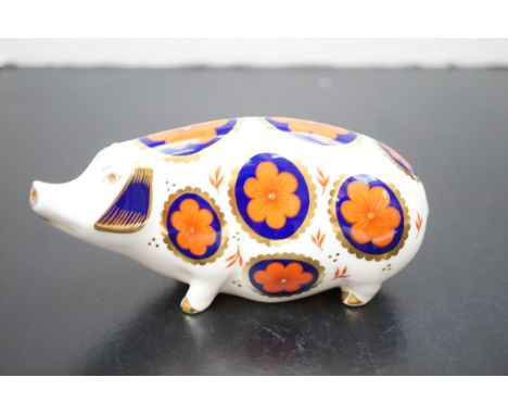 Royal crown derby pig first 