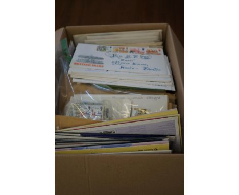 Large collection of postcards, stamps & first day covers 