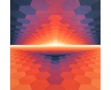 Yvaral / Jean-Pierre Vasarely (1934-2002) French, Horizon Structure, lithograph, signed in pencil and numbered E.A. VIII of X