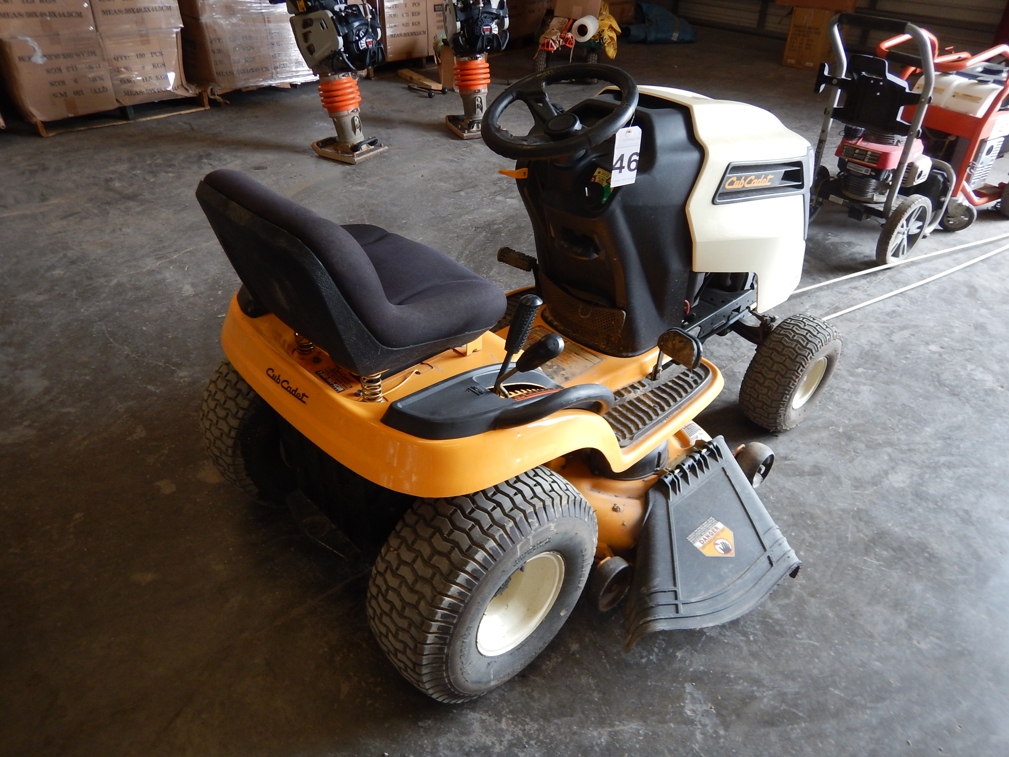 CUB CADET LTX 1040 42", 19 HP GAS ENGINE, 2WD HOURS MILES S/N