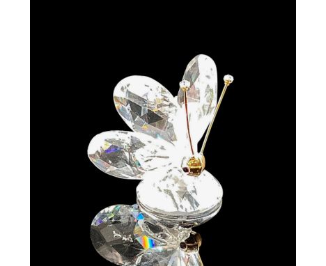 Part of In a Summer Meadow and In a Secret Garden collection. Clear, faceted body and base. Gold toned face and antennae. Bla