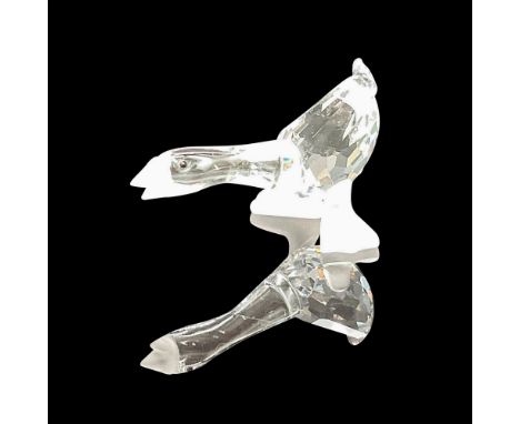 Part of the Barnyard Friends collection. Figural has jet crystal eyes, frosted crystal beak with smooth crystal neck, faceted