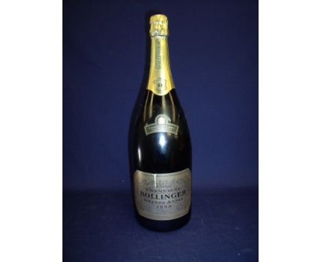Magnum bottle of Bollinger 1989 vintage champagne 