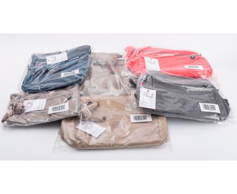 Kipling. A collection of various handbags, including two 'Orelie' in the colours 'Dusty Grey' and 'Pink Coral', together with