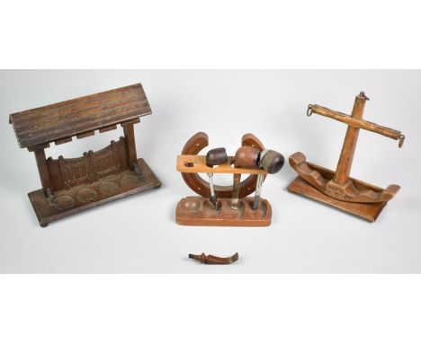 Three Various Pipe Stands to Include One Modelled as Anchor, Gate and Horseshoe Example together with Three Pipes and One Mou