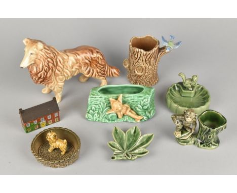 A Collection of Various Sylvac and Wade to Comprise Sylva Collie, Spill Vases, House etc