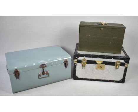 Three Various Cases to Comprising "Diamond" Travelling Case, Flight Case and an Ammunition Box