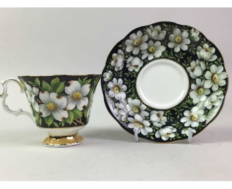 ROYAL ALBERT TEA WARES, PROVINCIAL FLOWERS PATTERN  comprising twelve cups and saucersGeneral surface ware, Condition is good