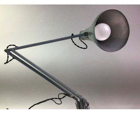 ANGLEPOISE LAMP, PAINTED GREY with Herbert Terry &amp; Sons Ltd stamp