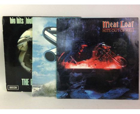 GROUP OF RECORDS, including Meat Loaf, 'Jess Waynes - War of the Worlds' 'The Rolling Stones Big Hits High Tide And Green Gra