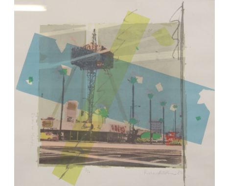 Richard Walker (born 1954)'Exterior Motifs'Limited edition print 3/10Signed in pencil to the margin and dated '8057cm x 63xm