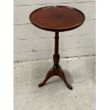 A mahogany side table
