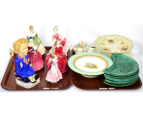 Five Royal Doulton figures ''Blithe Morning'', ''Lily'', ''Elaine'', ''Genevieve'', ''Soiree'', Kevin Francis limited edition