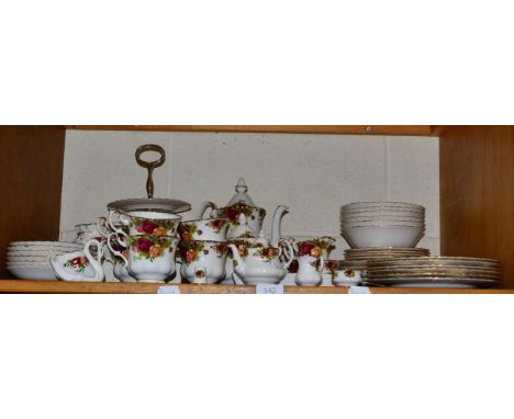 A Royal Albert Old Country Roses tea service 