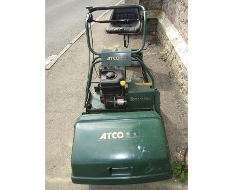 Atco Royale 24E I/C four stroke self propelled cylinder lawn mower powered by a 6.5HP Briggs and Stratton Intek pro engine wi