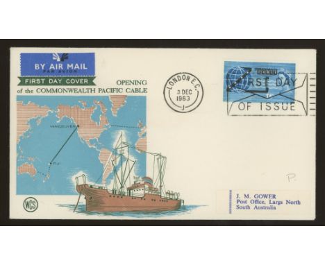 1963 Cable phosphor unusual WCS illustrated FDC with London EC First Day of Issue slogan. Address label, fine.