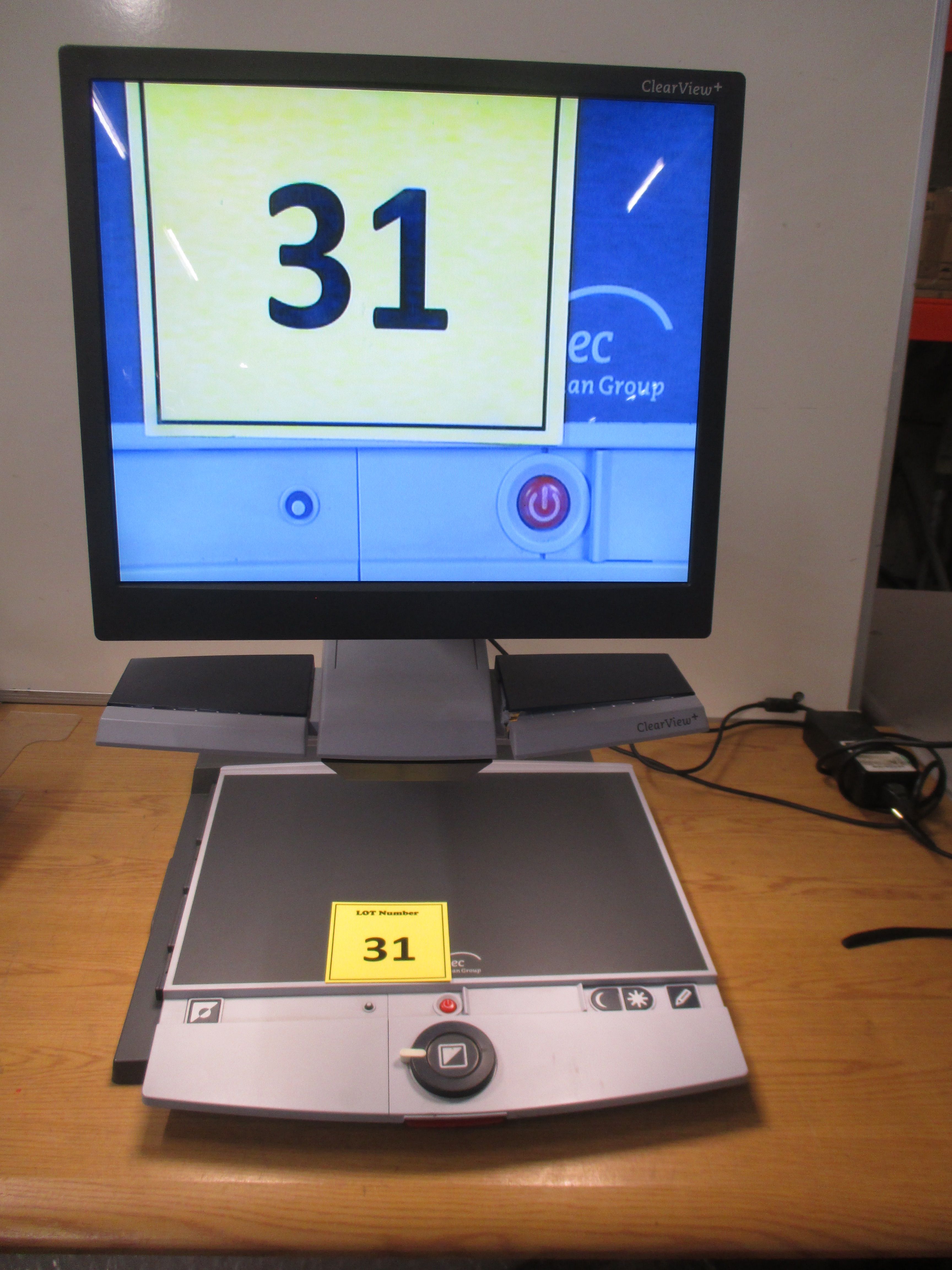 OPTILEC CLEARVIEW+ FULLY ADJUSTABLE LOW VISION MAGNIFIER FOR THE