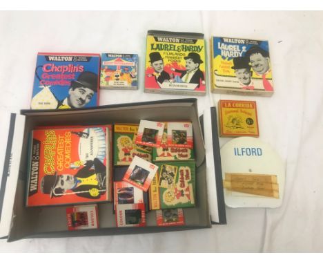 A box of Walton movies to inc 'The Magic Roundabout', 'Charlie Chaplin' etc