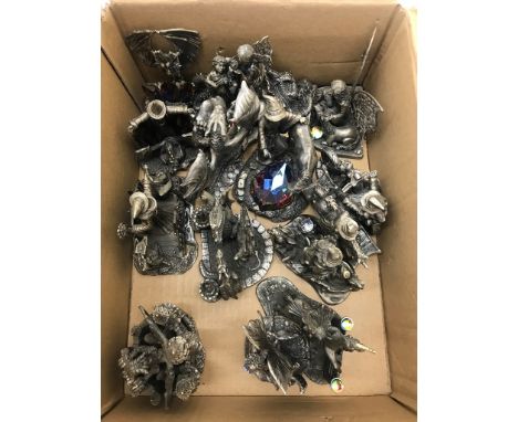 A large quantity of Franklin Mint pewter 'Myth &amp; Magic' figures (all proceeds going to The Royal British Legion)