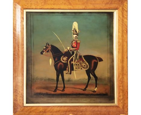 ESCHAUZIER AND MANSION 'Officers of the British Army No 42 (mounted portrait of an officer of the 14th Regiment of Light Drag