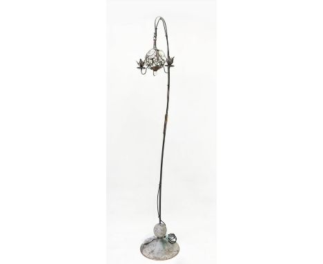 ATTRIBUTED TO MARK BRAZIER JONES SERA STANDARD LAMP, 215cm H. 