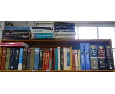 A shelf of Science books.