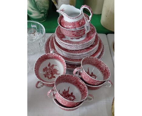 Spode ""Camilla"" teaset.