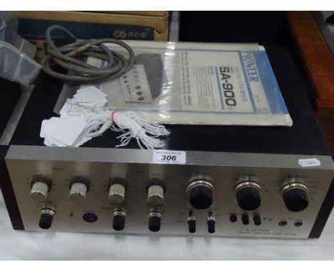 A Pioneer solid state stereo amplifier SA-900.