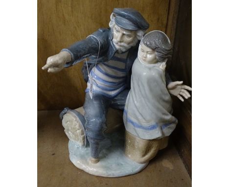 Large NAO group, sailor and a child.