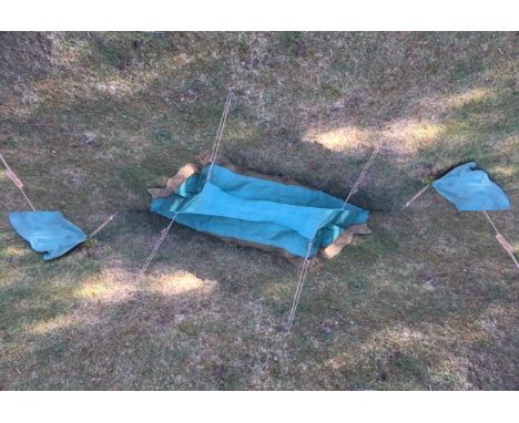 A rare Scouting "The Good Companion Tent" with printed panel from 1937 World Jamboree Holland, with Jacob's Ladder logo, and 