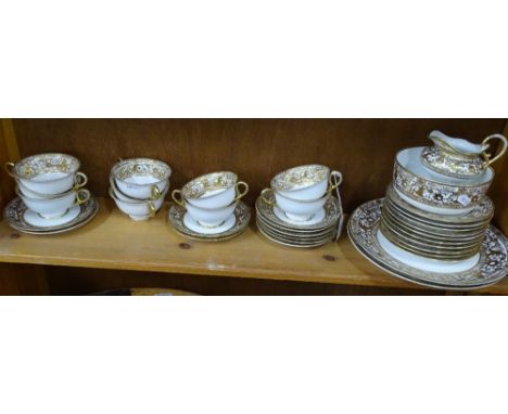Noritake gold decorated tea service