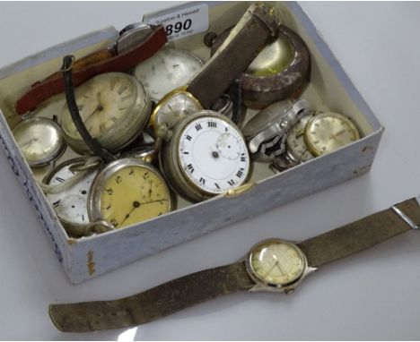 A collection of Vintage pocket and wristwatches to include Ingersoll, Verr & Son etc