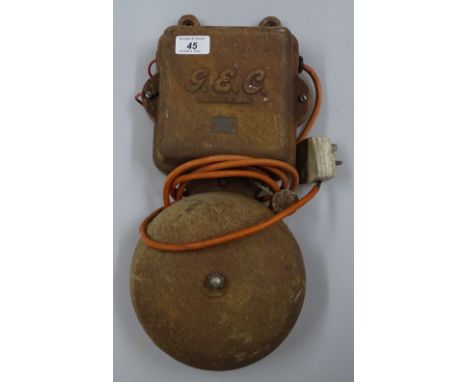 A Vintage wall-mounted electric bell