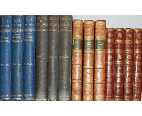 [CUMBERLAND (Richard)] Henry, in four vols., for Charles Dilly 1795, 12mo, one title and two leaves in facsimile, later half 