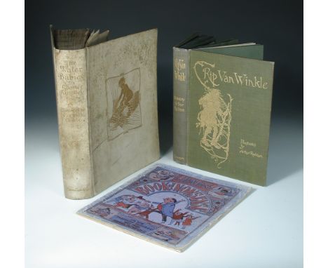 KINGSLEY (Charles) The Water Babies, 1909, 4to, 'edition de luxe', limited to 260 copies, tipped-in colour plates by Warwick 