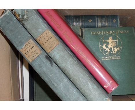 Literature, 18th and 19th century. EDGEWORTH (Maria) Patronage, in 4 vols., 2nd edition 1814, uncut in boards; JAMES (Henry) 