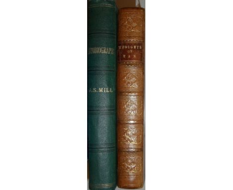 GODWIN (William) Thoughts on Man, His Nature, Productions, and Discoveries, first edition 1831, 8vo, some age staining, half 