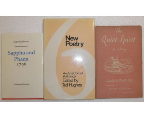 Poetry, 20th century, collection of works in hardback, paperback and pamphlet, some first edition or limited edition, includi