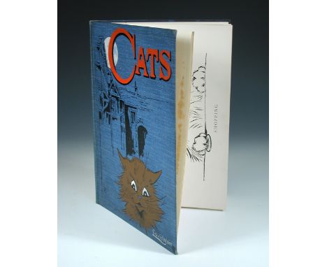 WAIN (Louis) Cats, Verses by "Grimalkin", London: Sands & Co , no date, coloured title and black and white illustrations, ori