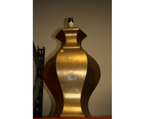 A LARGE LAMP (NO SHADE)